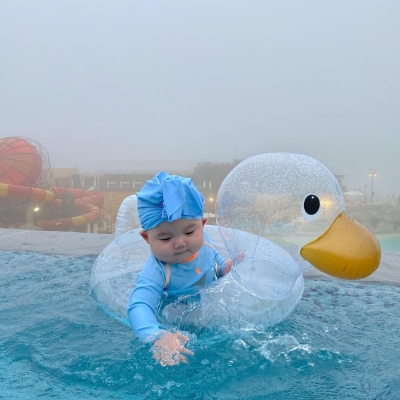 兒童鴨子透明水泡