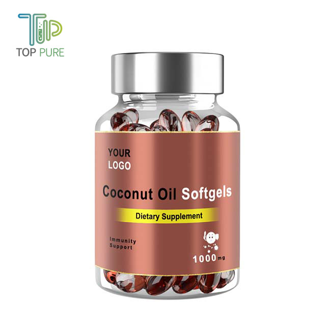 TopPure Health Plant extract Coconut Oil Softgels