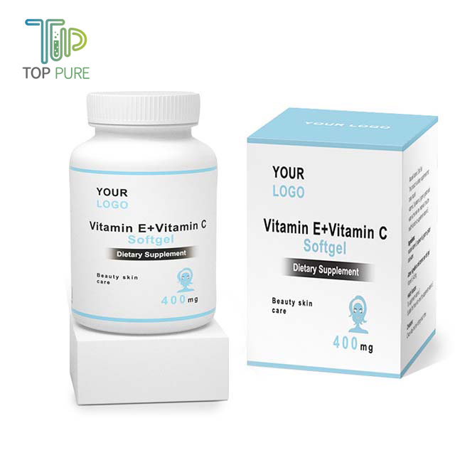 TopPure Health Plant extract Vitamin E+Vitamin C Softgels