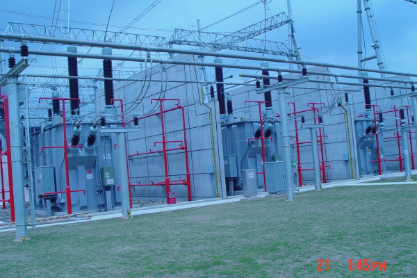 500千伏博罗工程主变电站防雷接地♂工程 2005年