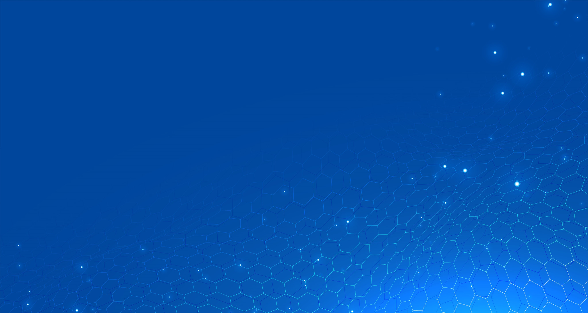 blue technology hexagonal background design