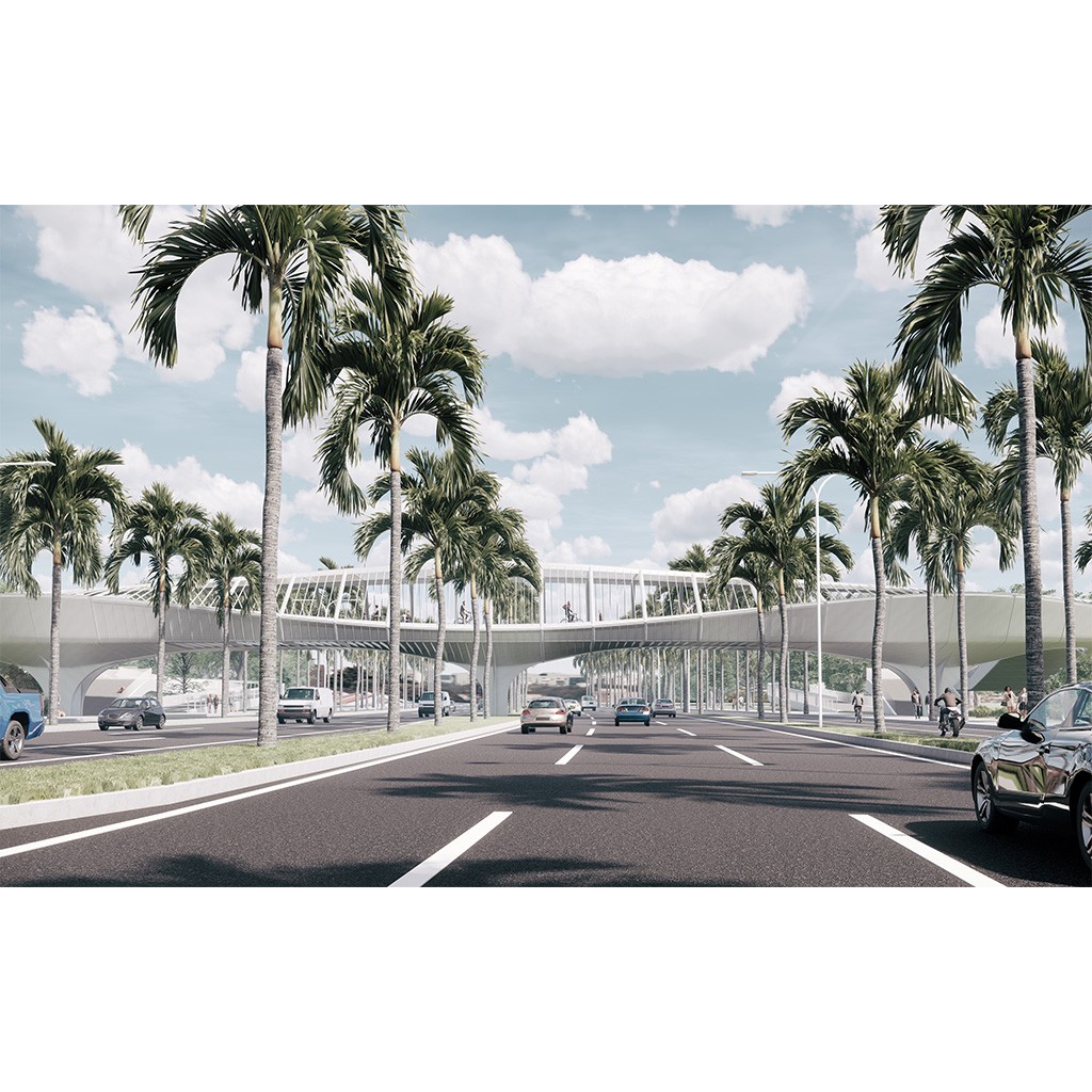 >>> Haikou Pedestrian Bridge