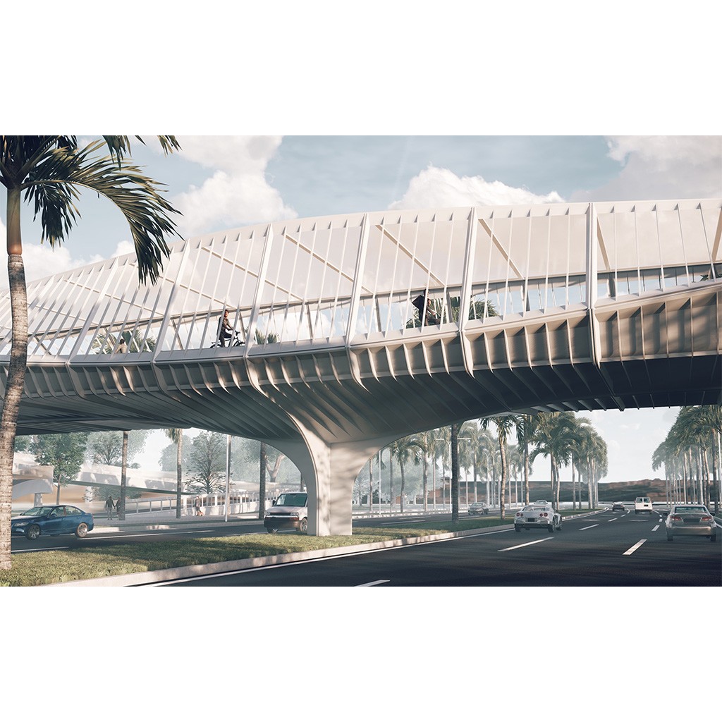 >>> Haikou Pedestrian Bridge