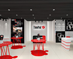 thinkpad联想专卖店设计-上海左学品牌策划