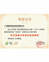 2019年第八届创新创业大赛荣誉证书