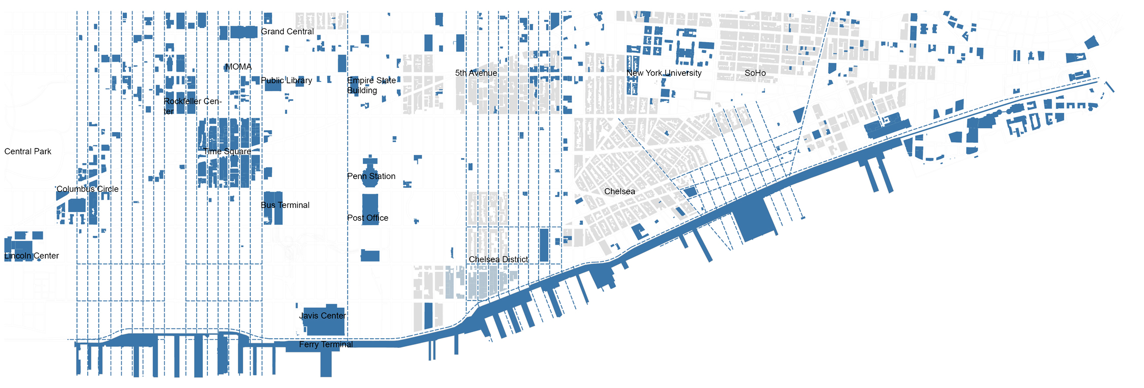 曼哈顿滨河空间改造规划