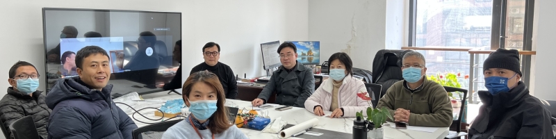 考评大会现场教师合影