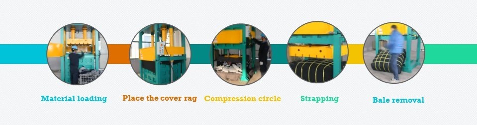 used second hand cloth baler hydraulic press for shoes