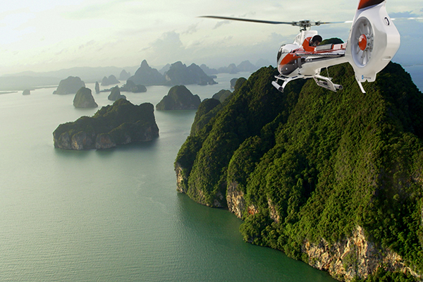 60 分钟直升机飞越普吉岛和攀牙湾