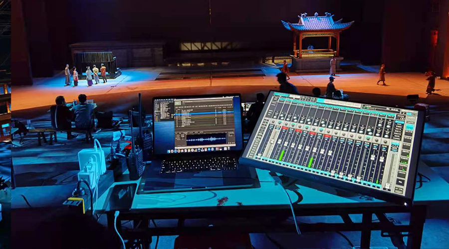 广州梅州《原乡》客家文化主题实景演出项目，共4个场景，使用Waves eMotion LV1系统两套，6个SoundStudio STG接口箱。