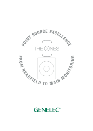 genelec_the_ones_brochure_2019_封面